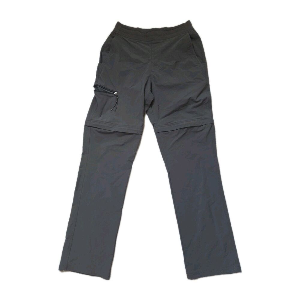 REI Co-op Convertible Hiking Pants Mens S Gray Zip Off Trail Outdoor Travel EUC - Picture 1 of 11
